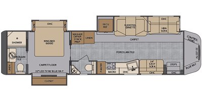 2020 Renegade XL X45RB floorplan