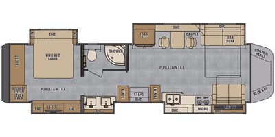 2020 Renegade XL X45QS floorplan