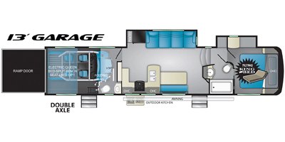 2020 Heartland Torque TQ 371 floorplan