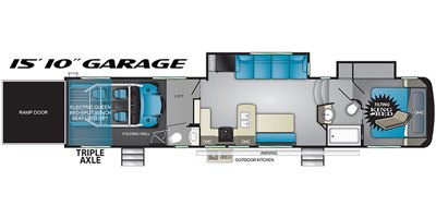 2020 Heartland Torque TQ 416 floorplan