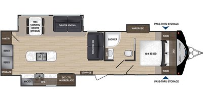 2020 Dutchmen Aerolite 3153ML floorplan