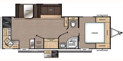 2020 Coachmen Catalina Summit Series 8 271RKS floorplan