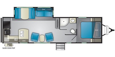2020 Heartland Mallard M280 floorplan