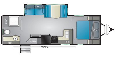 2020 Heartland Mallard M260 floorplan