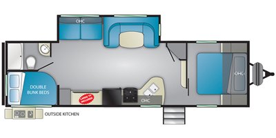 2020 Heartland Prowler 286BH floorplan