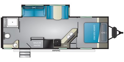 2020 Heartland Sundance Ultra-Lite SDTT 262RB floorplan