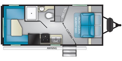 2020 Heartland Sundance Ultra-Lite SDTT 198MB floorplan