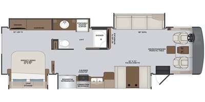 2020 Holiday Rambler Vacationer® 35P floorplan