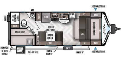 2020 East To West Alta 2100 MBH floorplan
