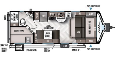 2020 East To West Alta 2100 MBH floorplan