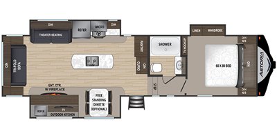 2020 Dutchmen Astoria 3003RLF floorplan