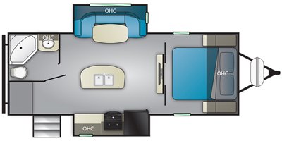 2020 Heartland North Trail NT 23RBS floorplan