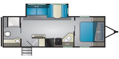 2020 Heartland Pioneer PI RB 271 floorplan