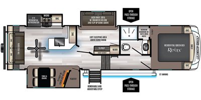 2020 Forest River Cherokee Arctic Wolf 298LB floorplan