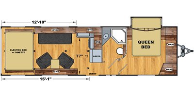 2020 Eclipse Iconic Pro Lite 2615RS floorplan