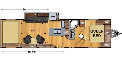 2020 Eclipse Iconic Wide Lite 2814IK floorplan