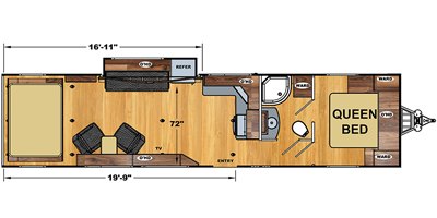 2020 Eclipse Iconic Wide Lite 3222SWG floorplan