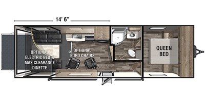 2020 Forest River XLR Boost 27QB floorplan