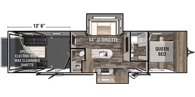 2020 Forest River XLR Boost 31QB floorplan