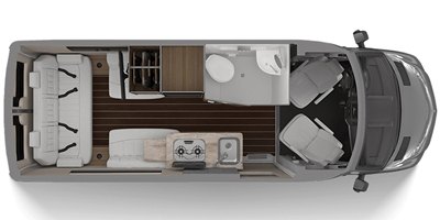 2020 Airstream Interstate 19 Base floorplan