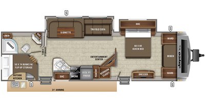 2020 Jayco White Hawk 32BHS floorplan