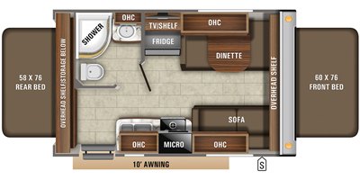 2020 Jayco Jay Feather X17Z floorplan