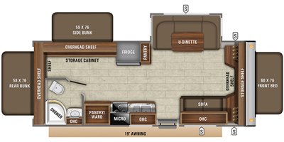 2020 Jayco Jay Feather X23E floorplan