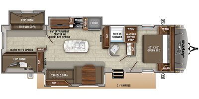 2020 Jayco Eagle HT 312BHOK floorplan