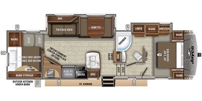 2020 Jayco Eagle HT 29.5BHDS floorplan