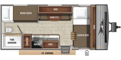 2020 Jayco Jay Flight SLX 7 174BH floorplan