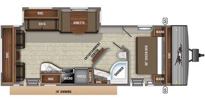 2020 Jayco Jay Flight 28RLS floorplan