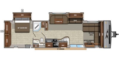 2020 Jayco Jay Flight 38FDDS floorplan