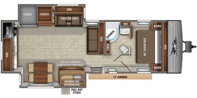 2020 Jayco Jay Flight 31MLS floorplan