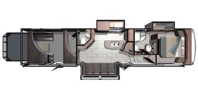 2020 Highland Ridge Highlander HF350H floorplan