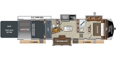 2020 Jayco Seismic 3815 floorplan