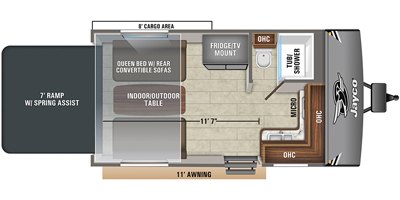 2020 Jayco Octane Super Lite 161 floorplan