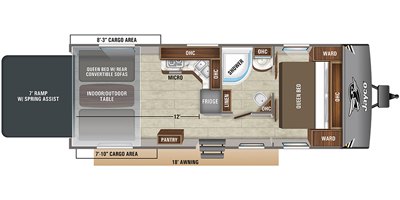 2020 Jayco Octane Super Lite 273 floorplan