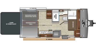 2020 Jayco Octane Super Lite 209 floorplan