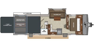 2020 Jayco Octane Super Lite 293 floorplan