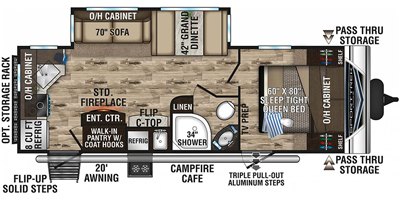 2020 Venture SportTrek ST251VRK floorplan