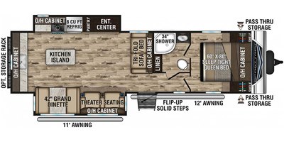 2020 Venture SportTrek ST312VRK floorplan