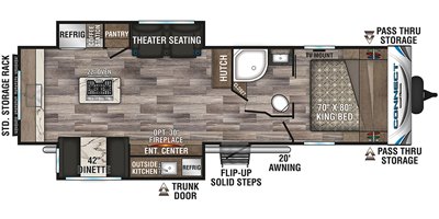 2020 KZ Connect C302RIK floorplan