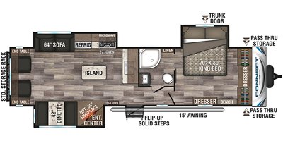 2020 KZ Connect C313RL floorplan