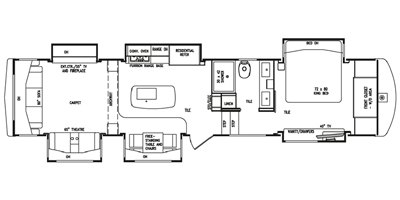 2020 DRV Mobile Suites Aire MSA 39 floorplan