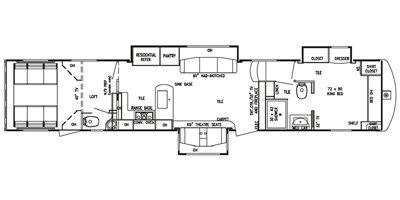 2020 DRV Mobile Suites Aire MSA 413 floorplan