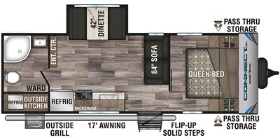 2020 KZ Connect SE C231RBKSE floorplan