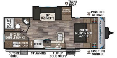 2020 KZ Connect SE C231BHKSE floorplan