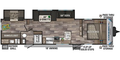 2020 KZ Connect SE C312BHKSE floorplan