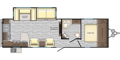 2020 CrossRoads Zinger ZR280RK floorplan