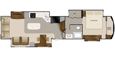 2020 DRV Mobile Suites 40KSSB4 floorplan